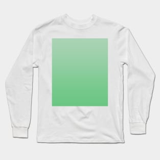 Pistachio Green Gradient Long Sleeve T-Shirt